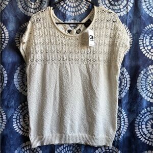 Daytrip Women's Cream Knit Top